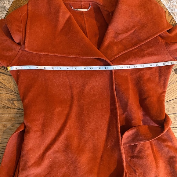 Antonio Melani women’s wool coat in burnt orange/rust - Picture 9 of 12